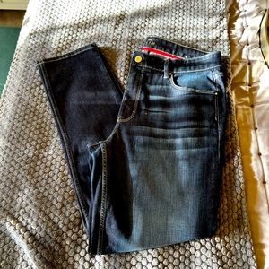 White House Black Market high rise skinny jeans size 12